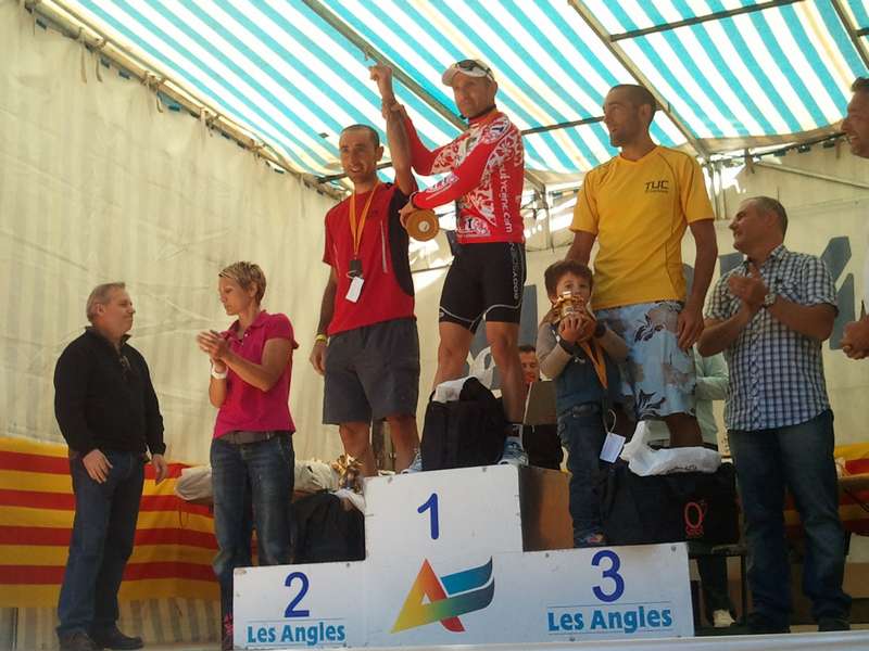 Bixente Igarzabal, segundo en el "Altriman" de Les Angles.